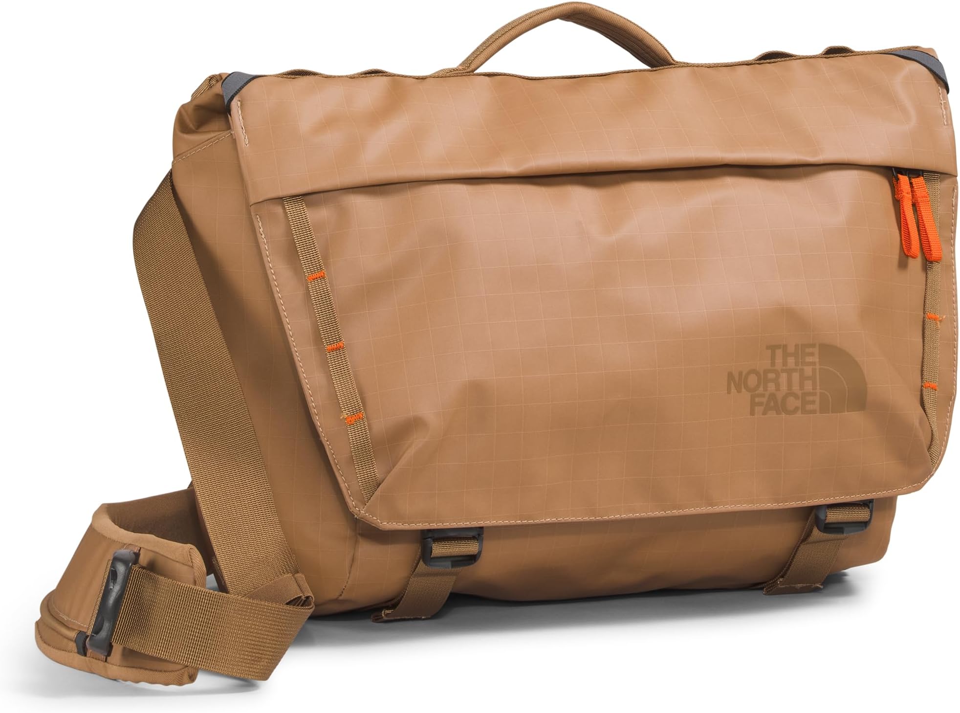 Base Camp Voyager Messenger Bag, Almond Butter/Utility Brown/Mandarin, One Size