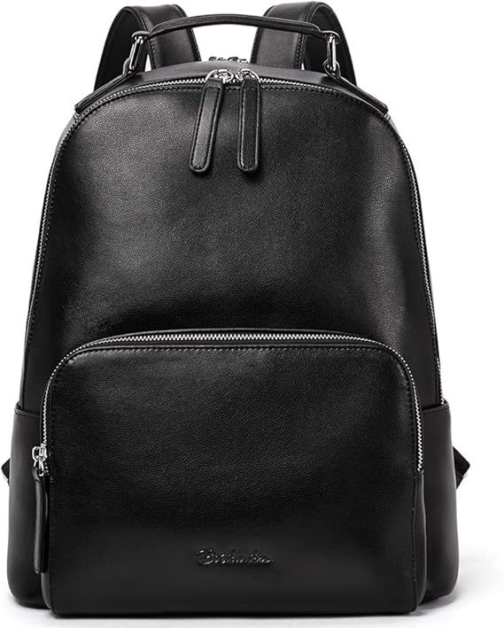 small leather backpack purse