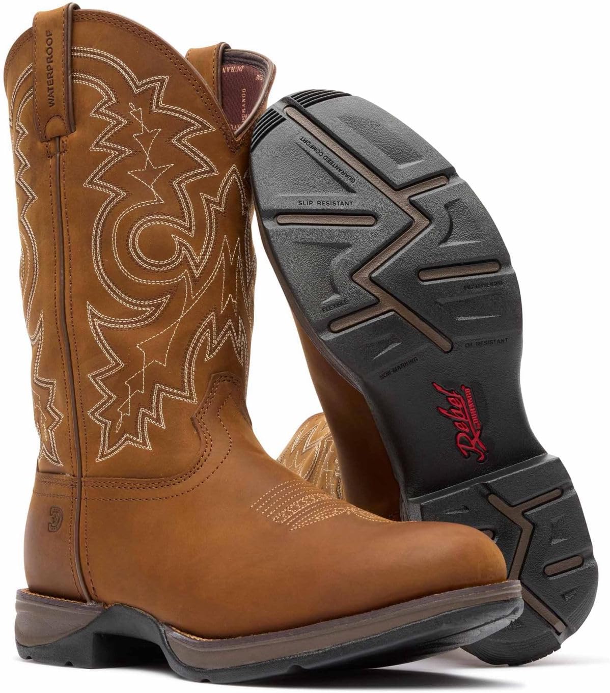 Durango mens Rebel™ By Durango® Waterproof Western Boot - Image 4