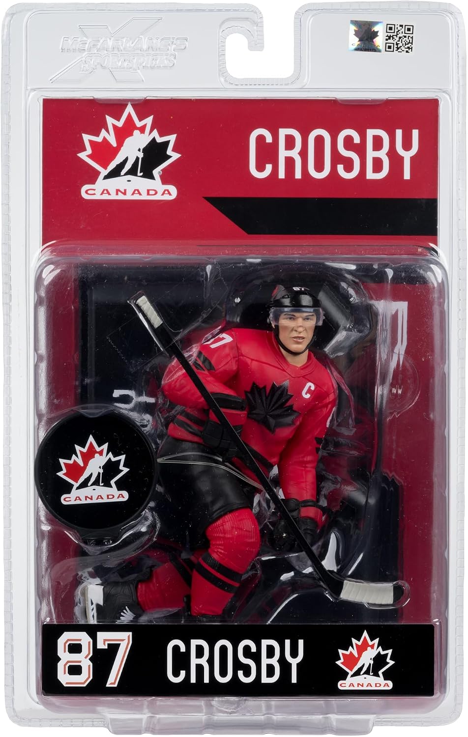 McFarlane Toys- Sidney Crosby (Hockey Canada) Olympics 7in Posed Figure McFarlane's SportsPicks