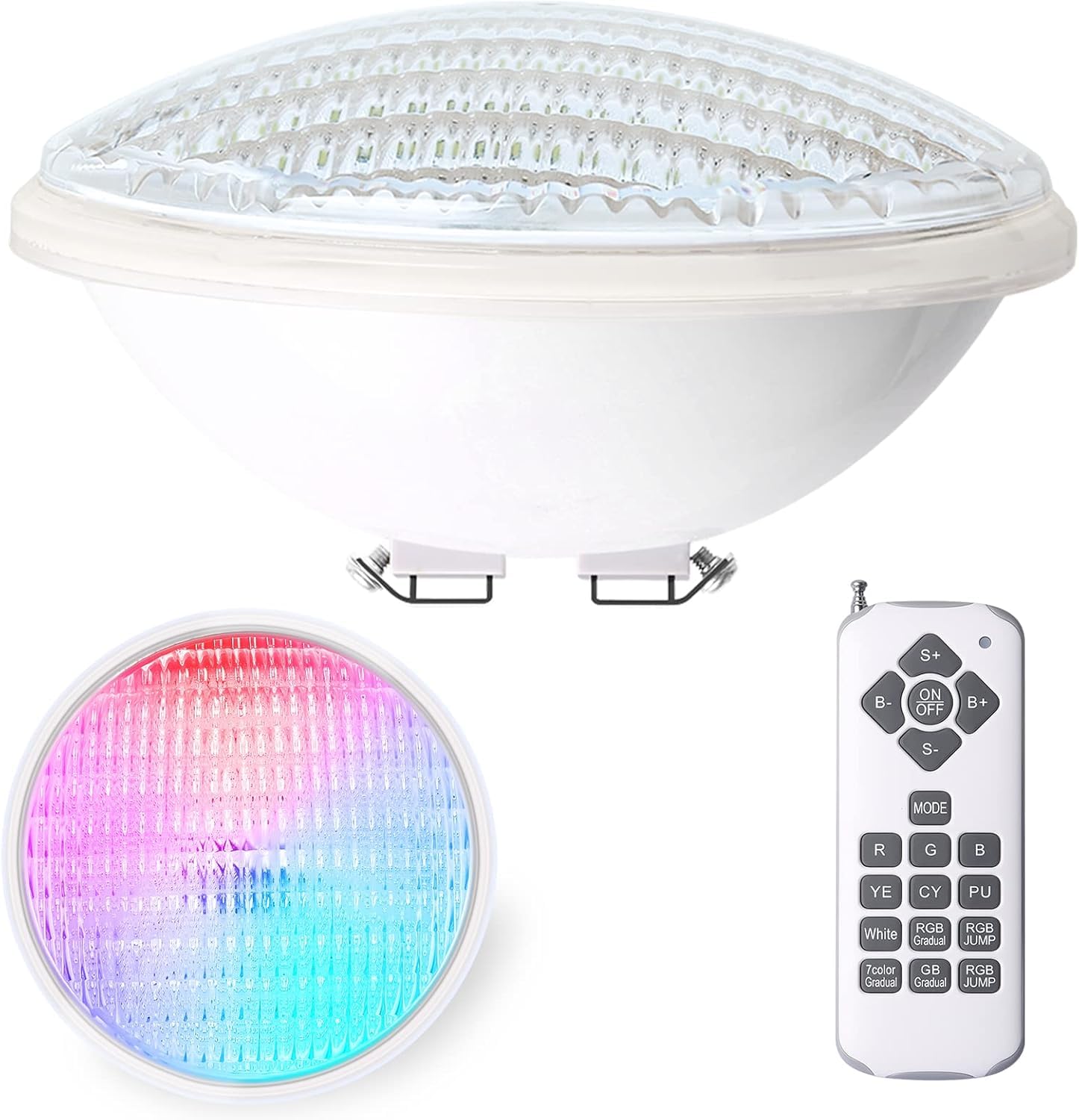 Kingwen 40 W RGB LED Pool Lighting LED Pool Lighting Underwater with Remote Control 4000 lm IP68 Waterproof Underwater Lights 12 V AC/DC Pool Headlight Underwater Lighting-image-12
