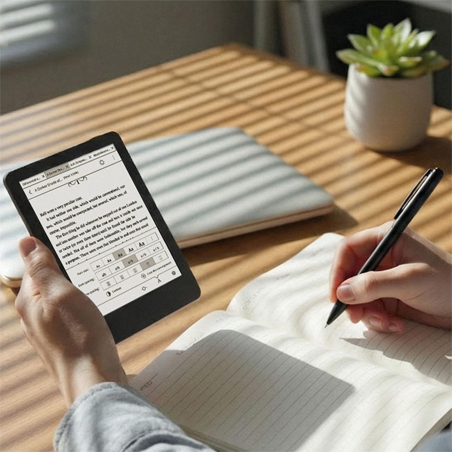 Bemi Cognita Tab 6E Czytnik E-booków 6" E Ink Carta, Legimi i Empik Go, Android, WiFi 5, Bluetooth 5.0, 32GB, SmartLED, Audiobooki, PDF Reflow