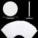Heriyan Candle Wick Stickers 20mm Double-Sided Heat Resistance Stickers Hot Wax, Wick Stickers for Candle Making (100) gallery image