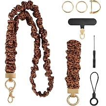 Scrunchie Lanyard for ID Badges, Keys and Phone Tether Tab, Stretchy