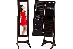 Best Choice Products 6-Tier Stand-Up Jewelry Cabinet