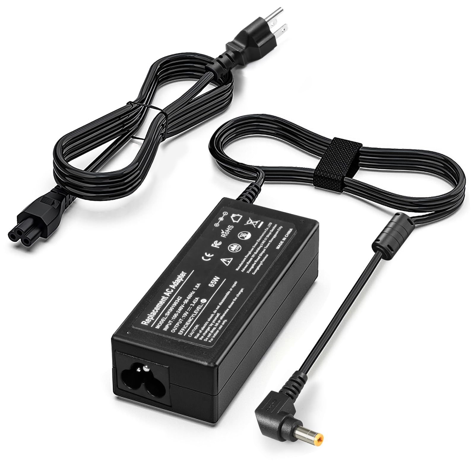 Tinkon 19V Power Cord Compatible with Asus VG278 VG279 VG245 VX248 VX248H LCD Asus 27'' 24'' 23'' 22'' Gaming Monitor