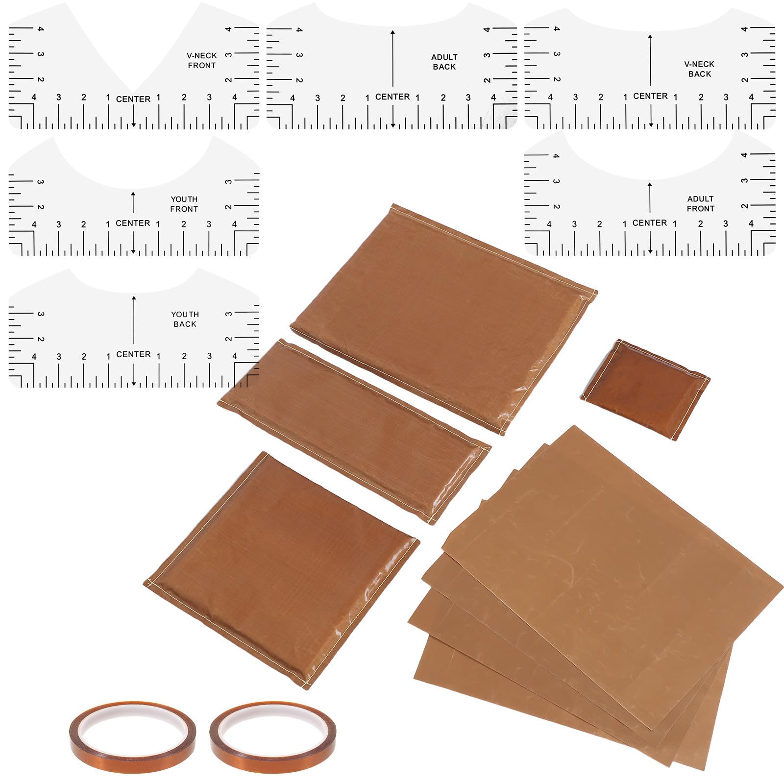 18 Piezas Almohadas de Prensado Térmico Ptfe para Sublimación