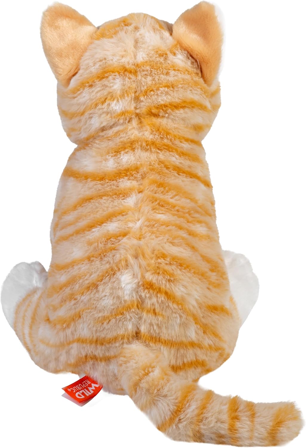 Wild Republic Cuddlekins Orange Tabby Cat, Stuffed Animal, 12 Inches, Plush Toy, Fill is Spun Recycled Water Bottles