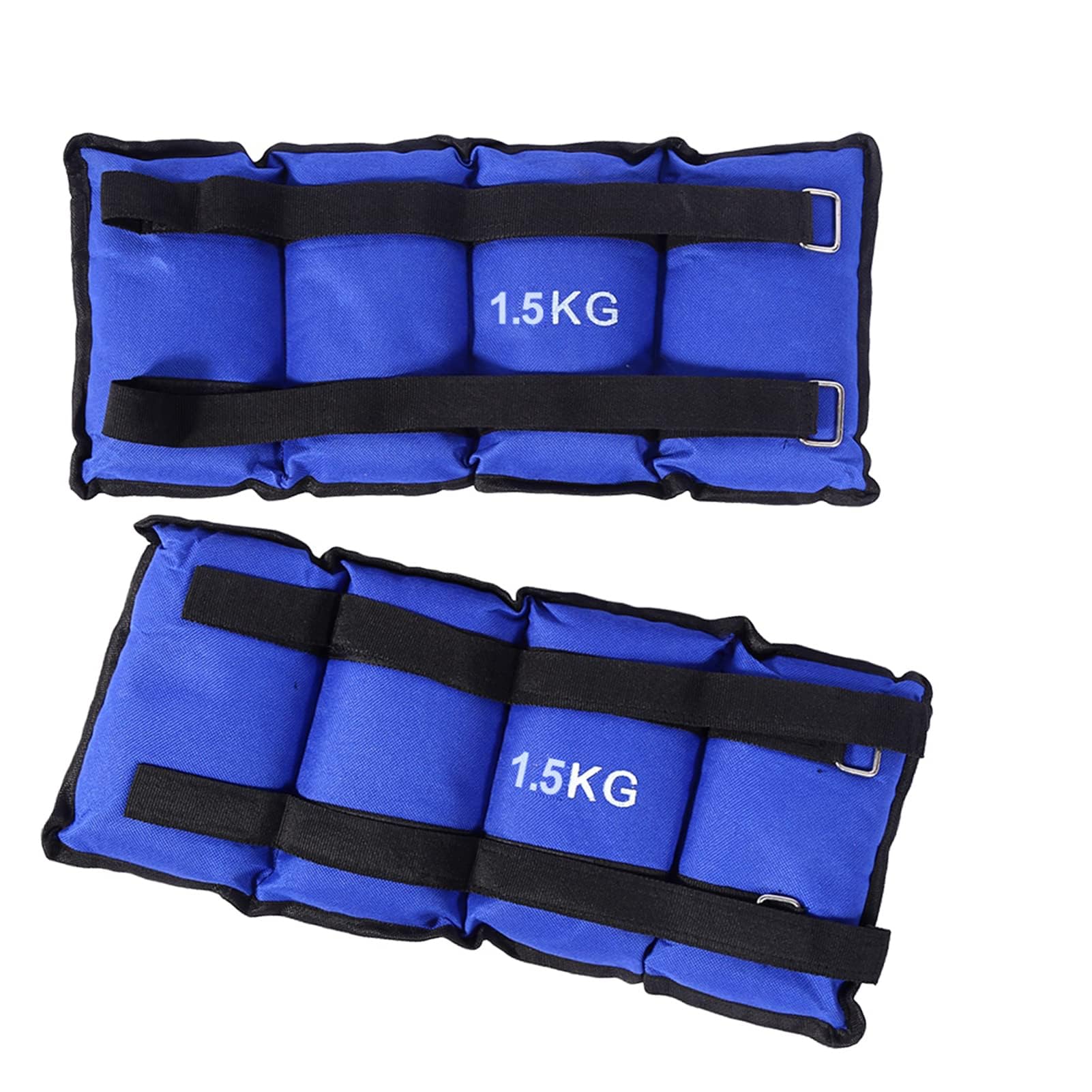Set di 2 pesi per caviglia, 2 pesi per braccia da 1,5 kg, pesi da polso, pesi da corsa regolabili, set di varianti di peso per il movimento fitness corsa ginnastica