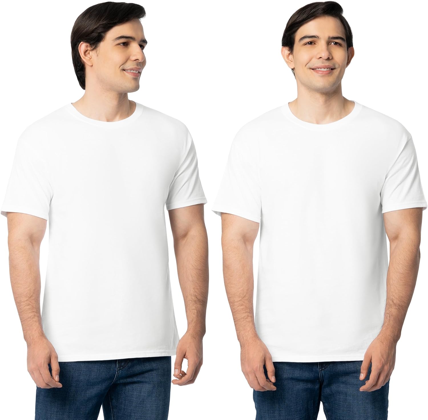 Fruit of The Loom Mens Eversoft Cotton T Shirts, Breathable & Moisture Wicking with Odor Control, Sizes S-4x