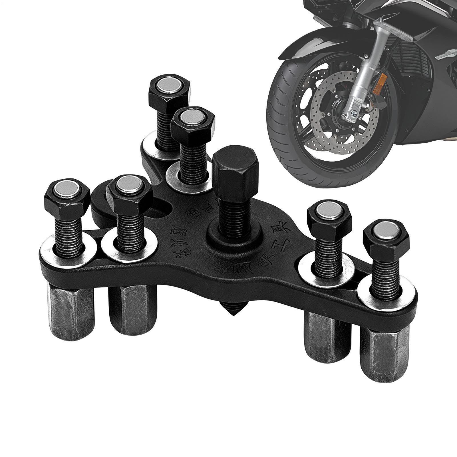 Extractor De Con Tornillos Herramienta De Reparación Ajustable Para Trabajo | Extractor Buje Rueda Para Motocicleta Para Triciclo, Coche, Camión, SUV, Autocaravana, Camioneta