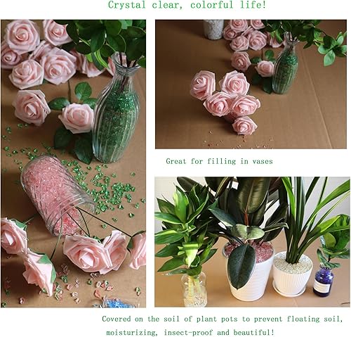 Miniatura 5 de Vidrio triturado para manualidades, piezas de vidrio roto de espejo de 0.079 a 0.157 pulgadas para arte de resina. Florero, bar, pecera, jardín,