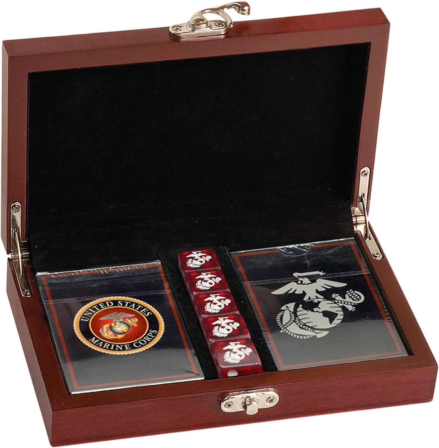 Marine Corps Playing Cards with Marine Corps Dice