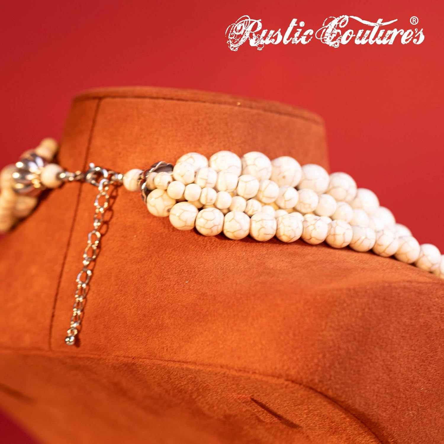 Rustic Couture's Western Jewelry Set for Women Cowgirl Vintage Western Necklace Earring - Image 4