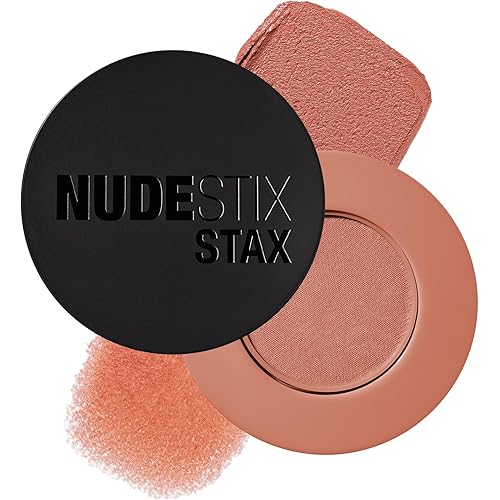 Nudestix STAX All Over Color Blush Balm – Multi-Use Cream Blush for Cheeks, Eyes & Lips with Soft Matte Finish