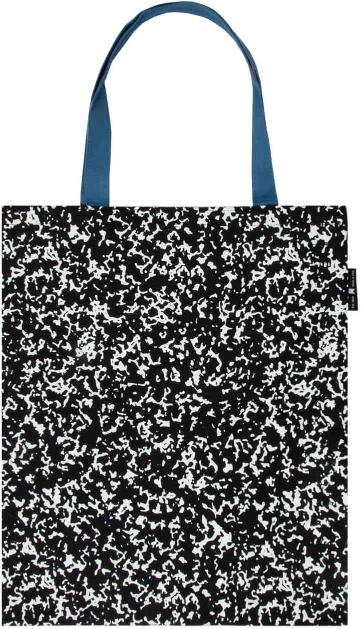 Out of Print Composition Notebook Tote Bag with Inner Pocket - Gift for Book Lovers and Teachers - Image 4