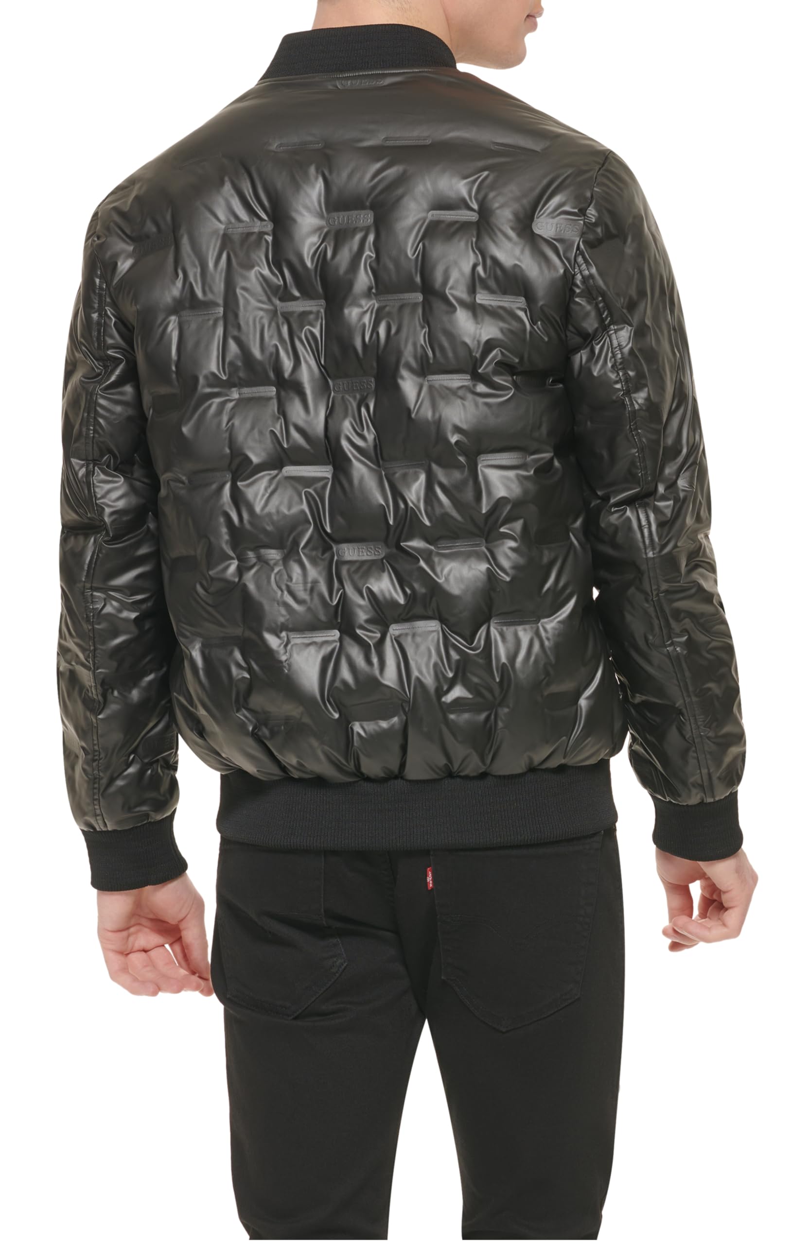 Cole Haan Regenjacke für Herren, Schwarz, XL – Ansicht 3
