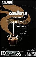 Vista 1 de Lavazza, Cápsulas K-Cup de café italiano 100% arábica expreso, 0.34 onzas, 10