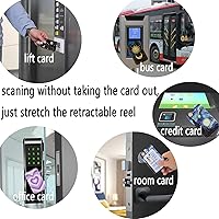 Vista 9 de Soporte para tarjetas de identificación de conciencia sobre el autismo y clip de carrete retráctil, lindo cordón para llaves de rompecabezas