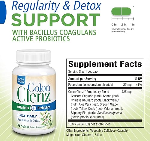 Miniatura 2 de BodyGold Colon Clenz 42 VCaps