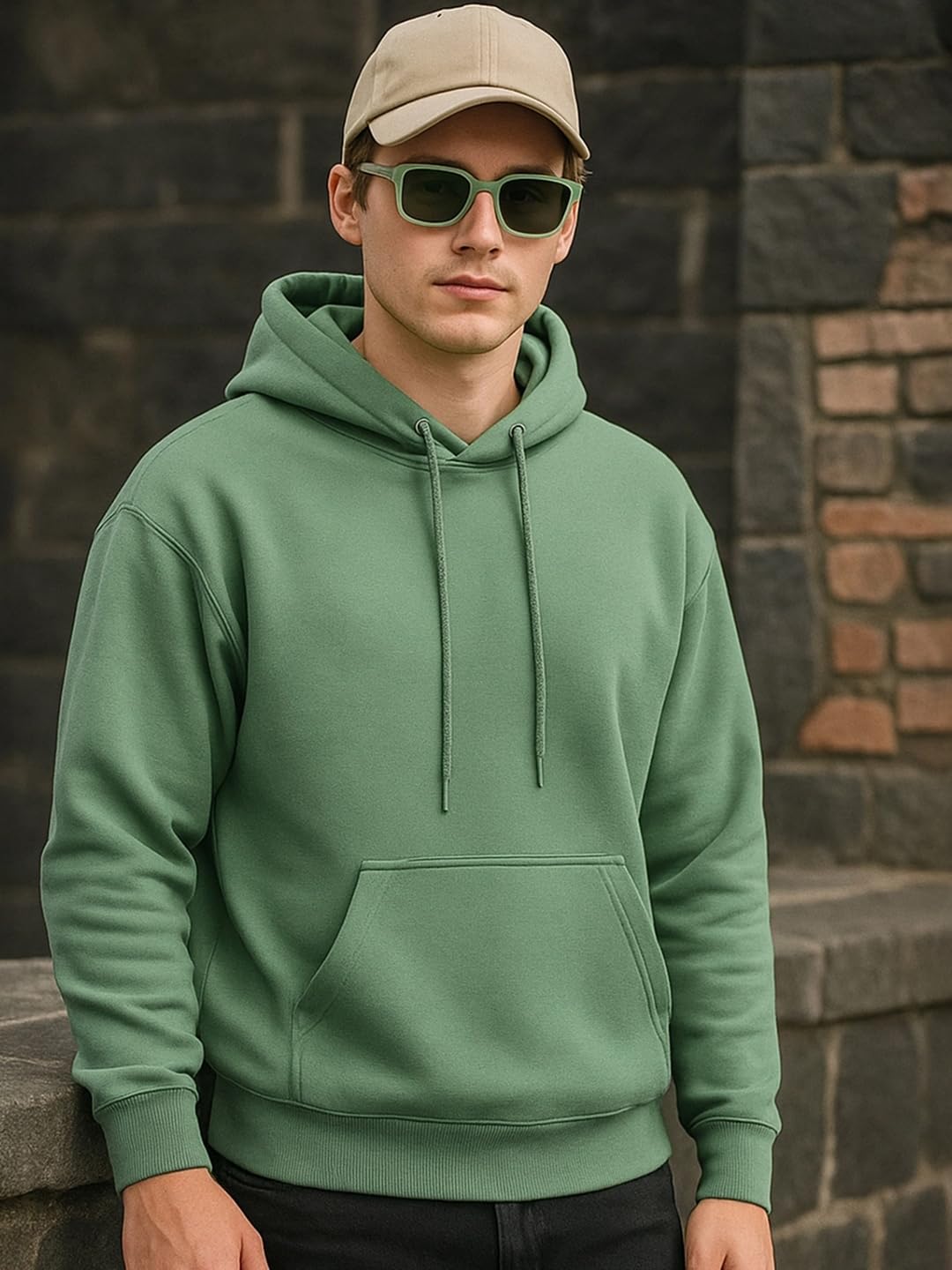 Bewakoof Męska bluza z kapturem