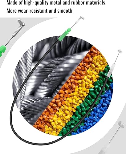 Miniatura 5 de Conjunto de cable de puerta para Toyota Tundra Sequoia Fielder Land Cruiser 2000-2006 Reemplazar 69710-0C010