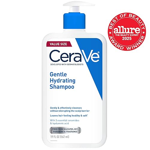 Miniatura 2 de CeraVe Champú Hidratante Suave, Con Ceramidas, Niacinamida y Ácido Hialurónico Para Cabello y Cuero Cabelludo Suaves y de Aspecto Saludable, Champú
