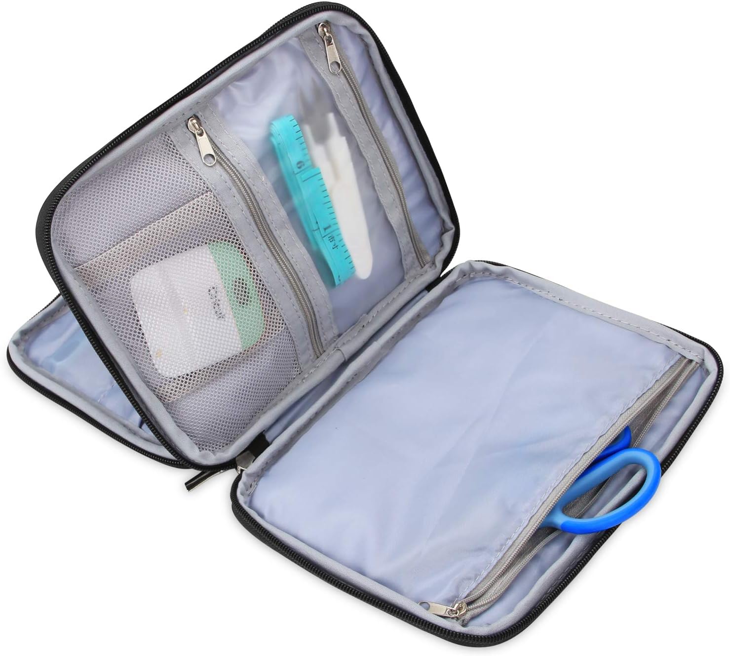 Yarwo Carrying Bag Compatible with Cricut Accessories, Organizer Case for Craft Pen Set and Basic Tool Set Storage, Gray Color, Bag Only