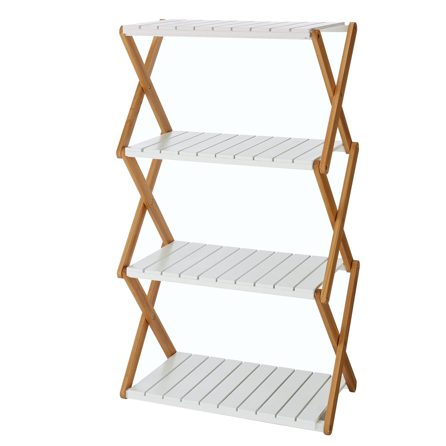 Amazon｜[ベルメゾン] ラック 簡単 折りたたみ オープンシェルフ