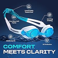 Vista 4 de Clear'r Dash Adult Swim Goggles