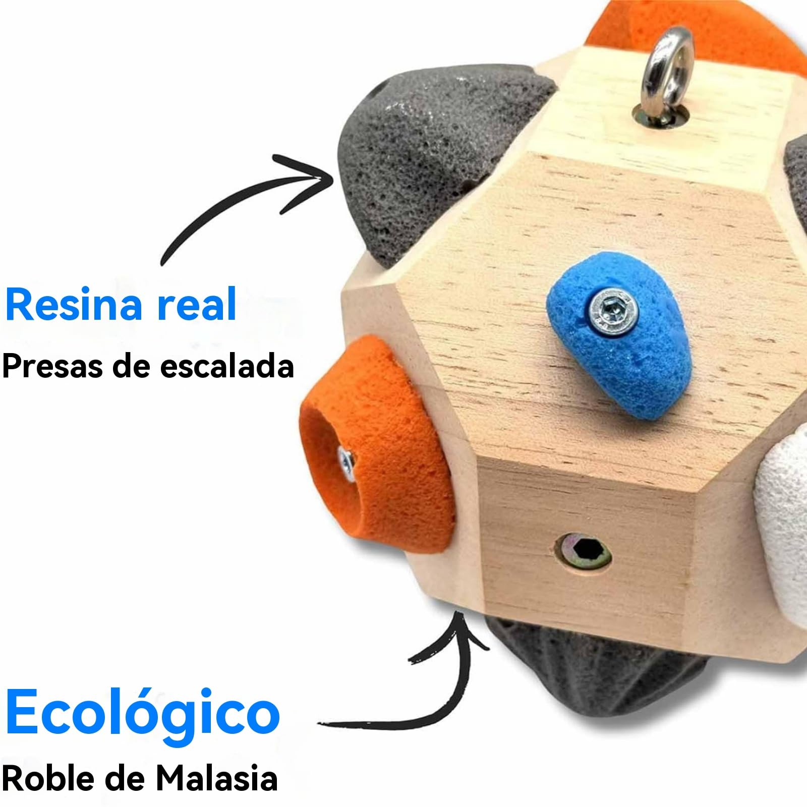 Bloque de Boulder Hecho a Mano - Bola 3D de Entrenamiento para Escalada