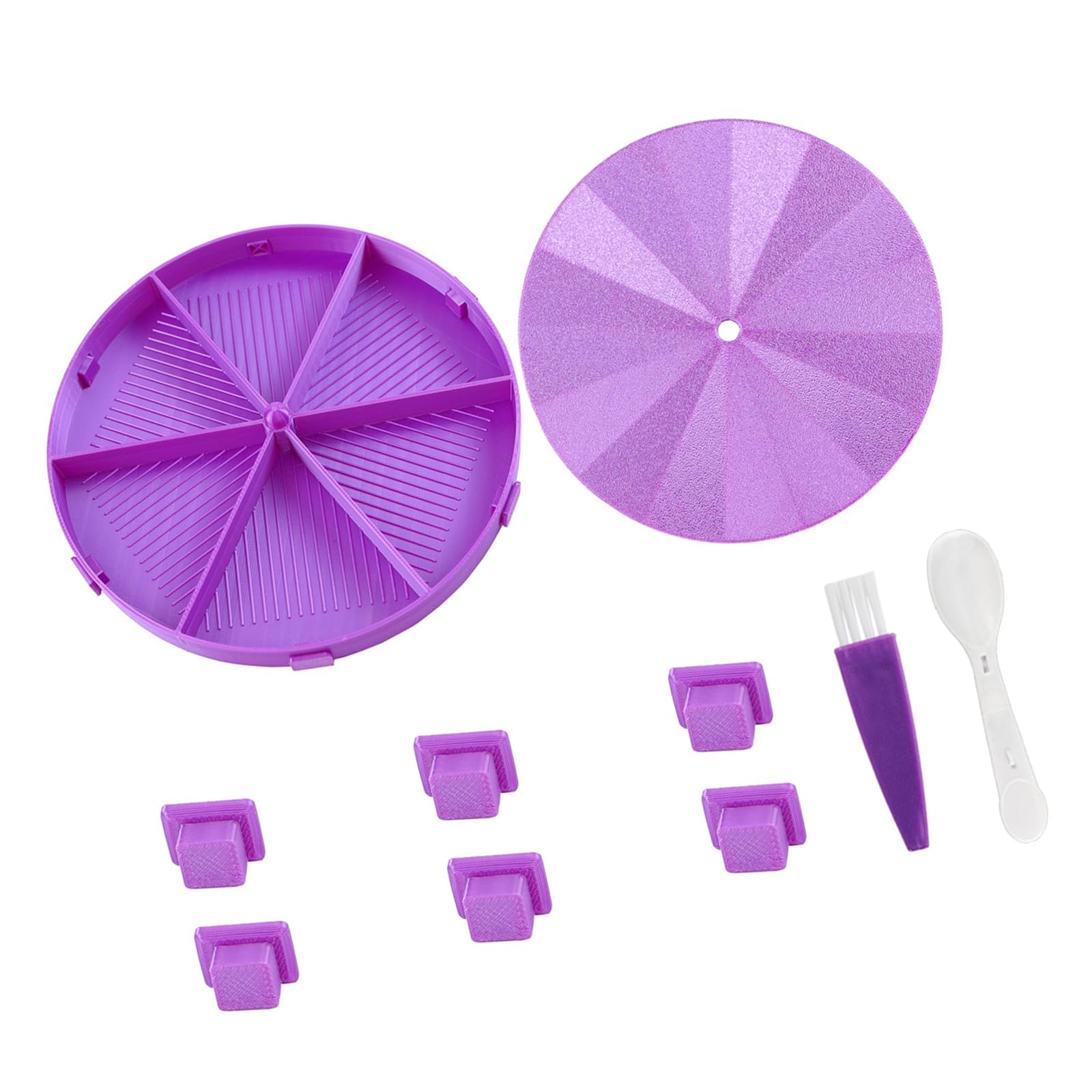 YROHGKPN Easy Art Beads Sifting Tray Set Crafted From Polylactic Acid Designs Craft Enthusiasts Round Sifter