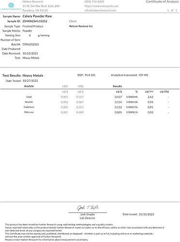 Miniatura 3 de Polvo de apio entero, tallo de apio completo con fibra, sin OMG, sin gluten, nutrientes de espectro completo, 37 porciones, 8 onzas