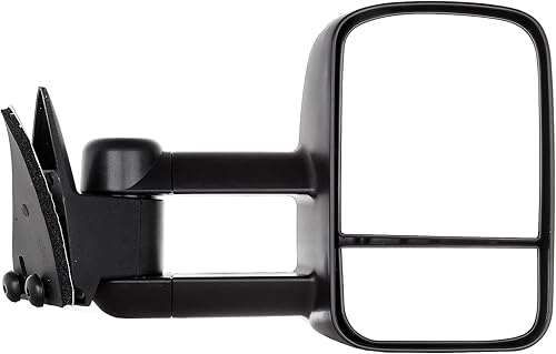 Miniatura 47 de Juego de espejos laterales montados Compatible con Ford E150 E250 E350 E450 E550 Van 2002-2008, plegable manual, sin calefacción, luz de charco