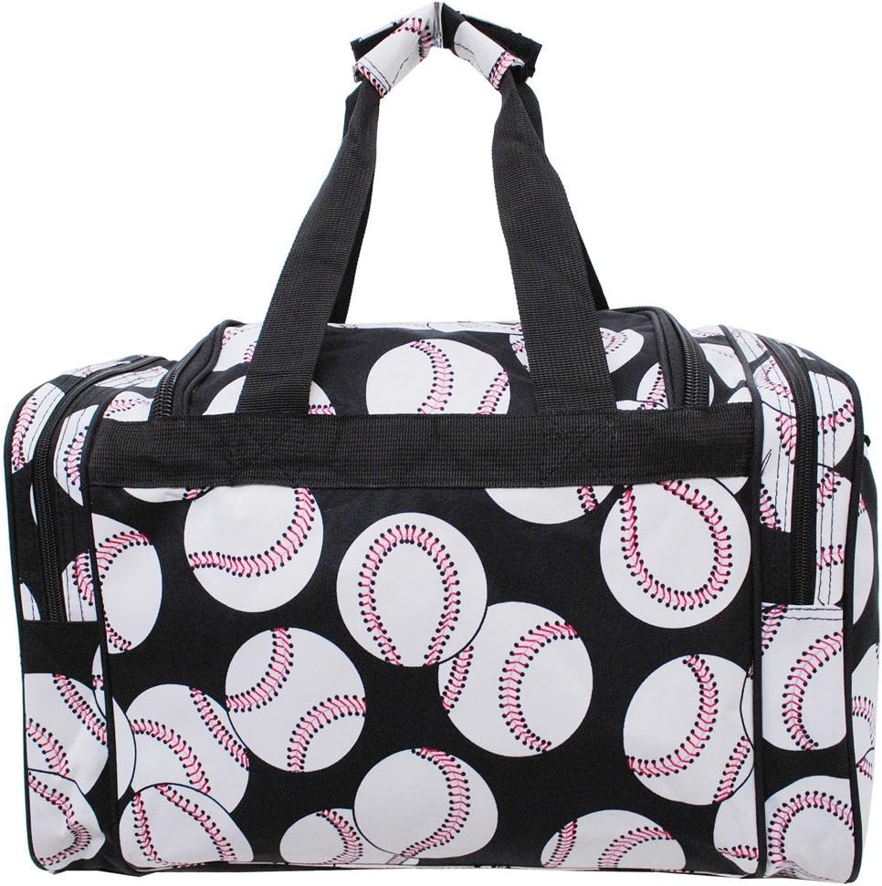 NGIL Baseball Print Duffle Bag