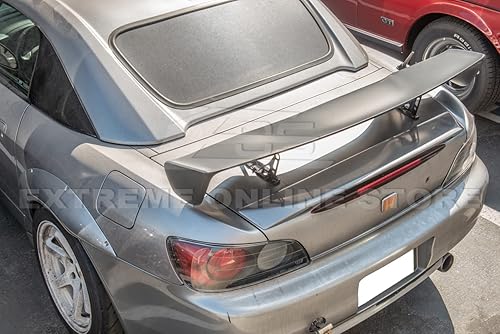 Miniatura 4 de Extreme Online Store Repuesto para Honda S2000 AP1 AP2 2000-2009 | Alerón trasero negro de plástico ABS estilo JDM CR