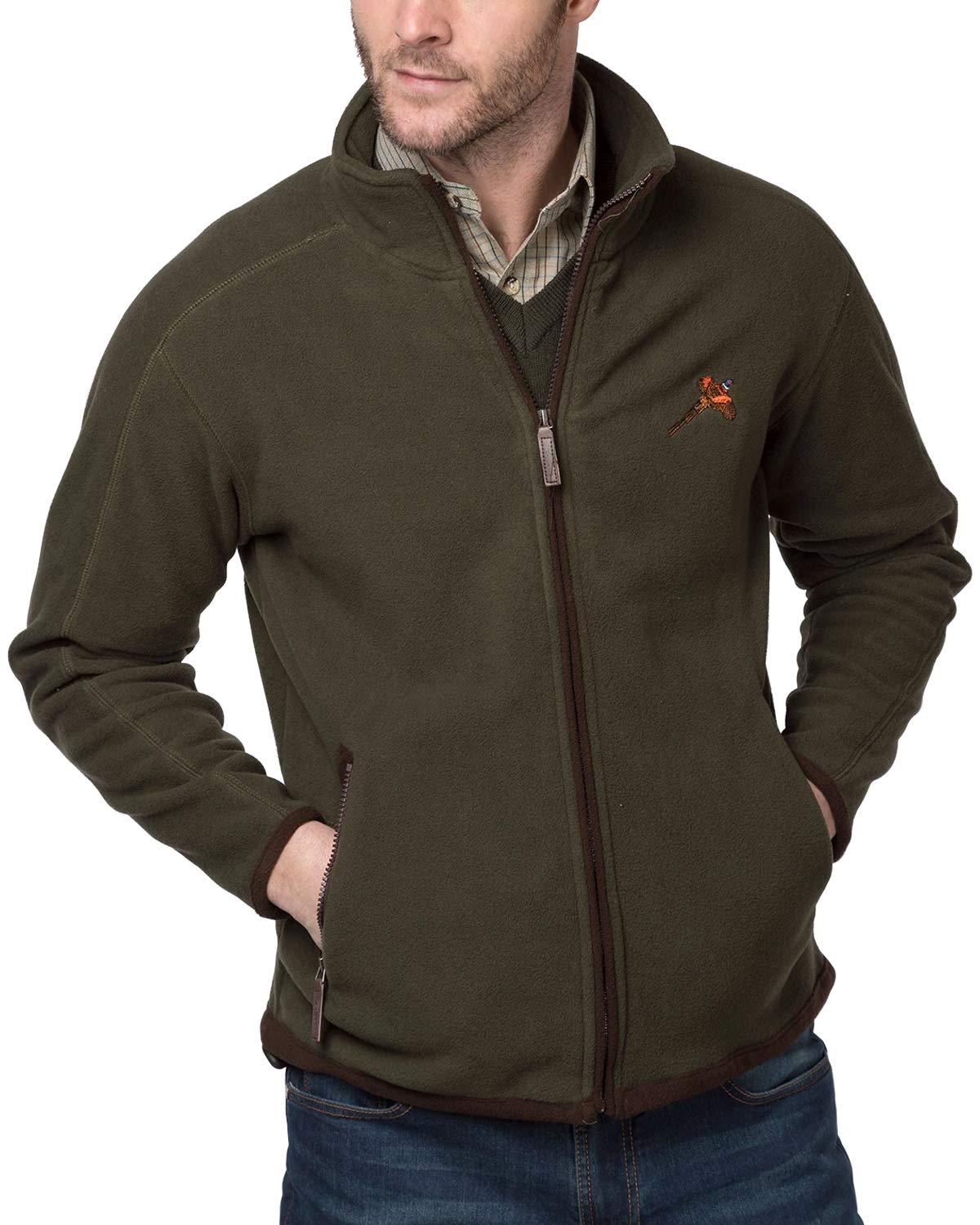 Rydale Olive Gransmoor Fleece Full Zip Jacket
