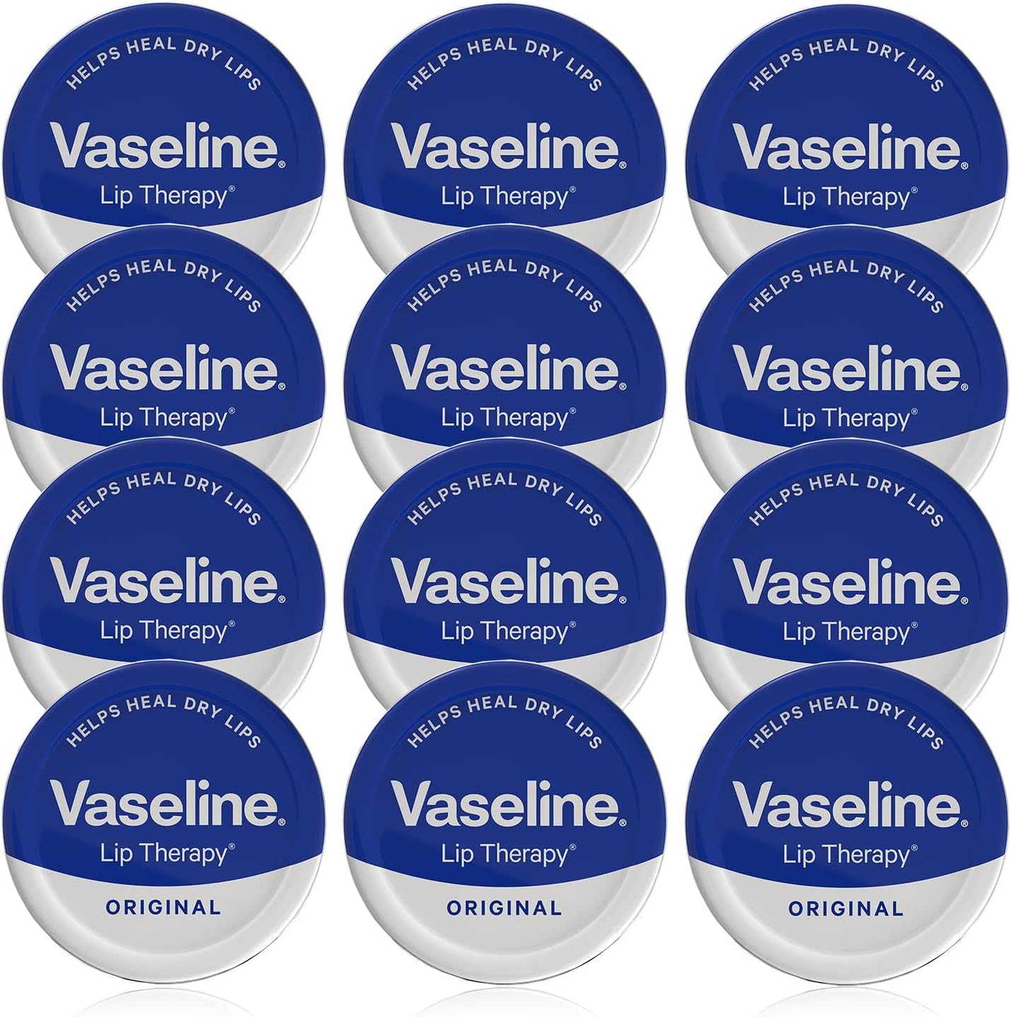 Vaseline Lip Therapy Original Tin 12 x 20 grm