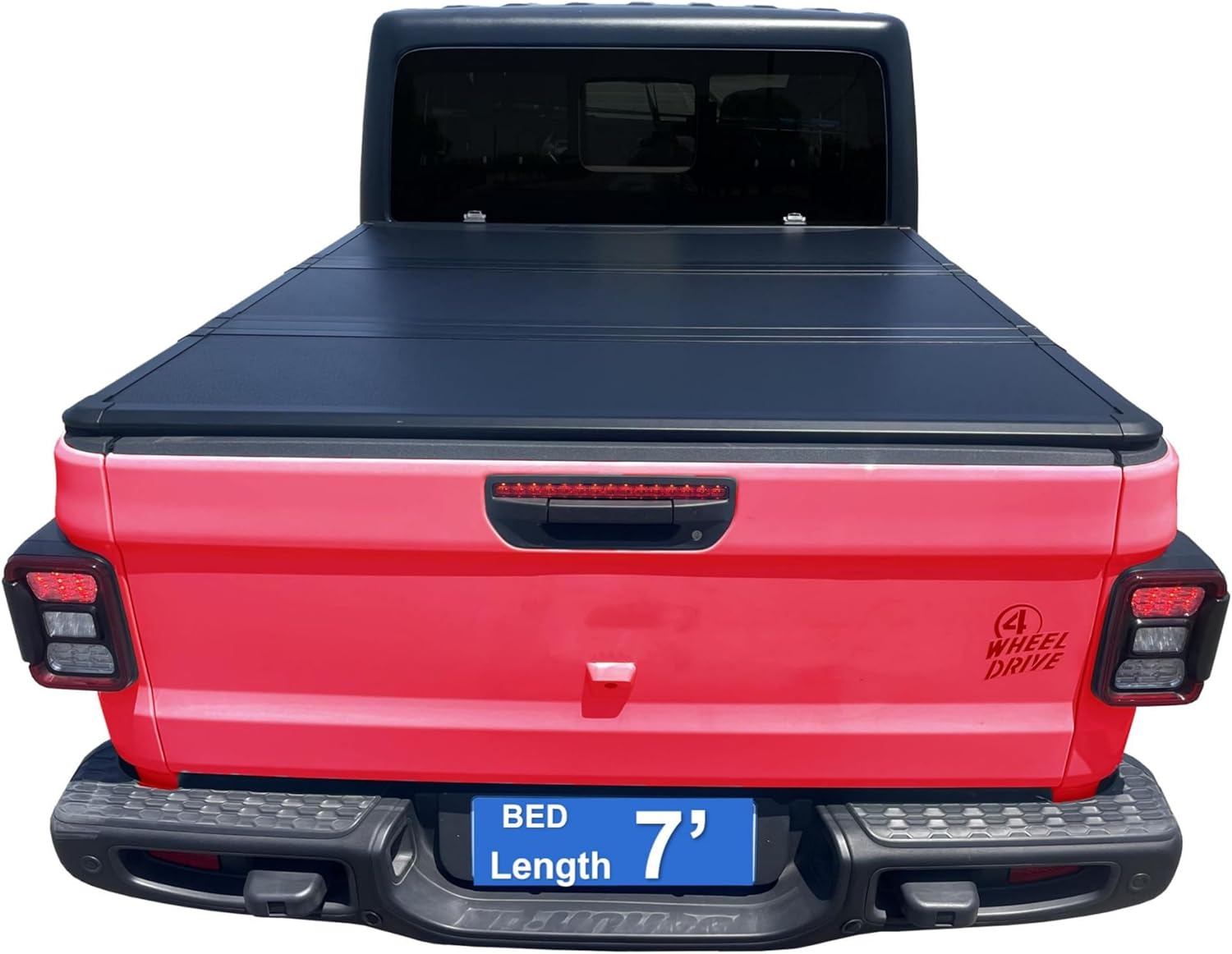FRP 7' Hard Tri-Fold Truck Bed Cover Compatible for 1982-2012 Ford Ranger FRP Tonneau Cover| Styleside Only Not Flareside
