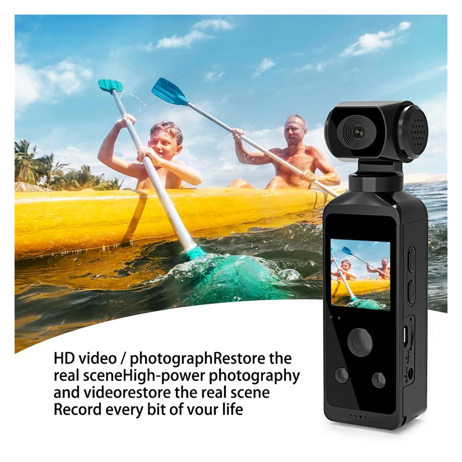 4K WiFi Action HD Camera 270° Girevole Wifi Mini Macchina Fotografica Bici Moto Sport DV Impermeabile Esterna 30m Subacquea