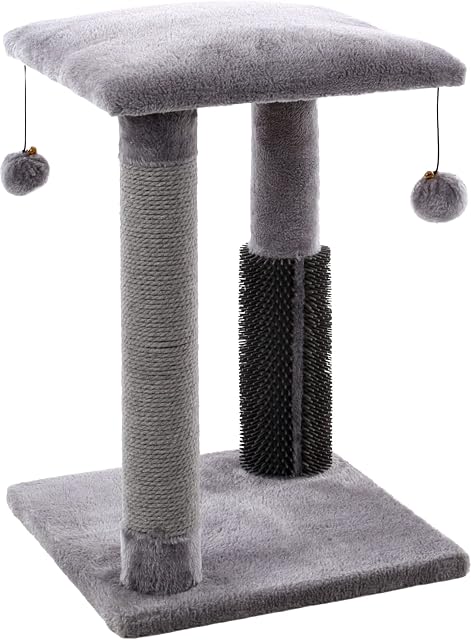 Flamingo Árbol rascador Una Gris & Gris Oscuro - 35x35x48,5cm