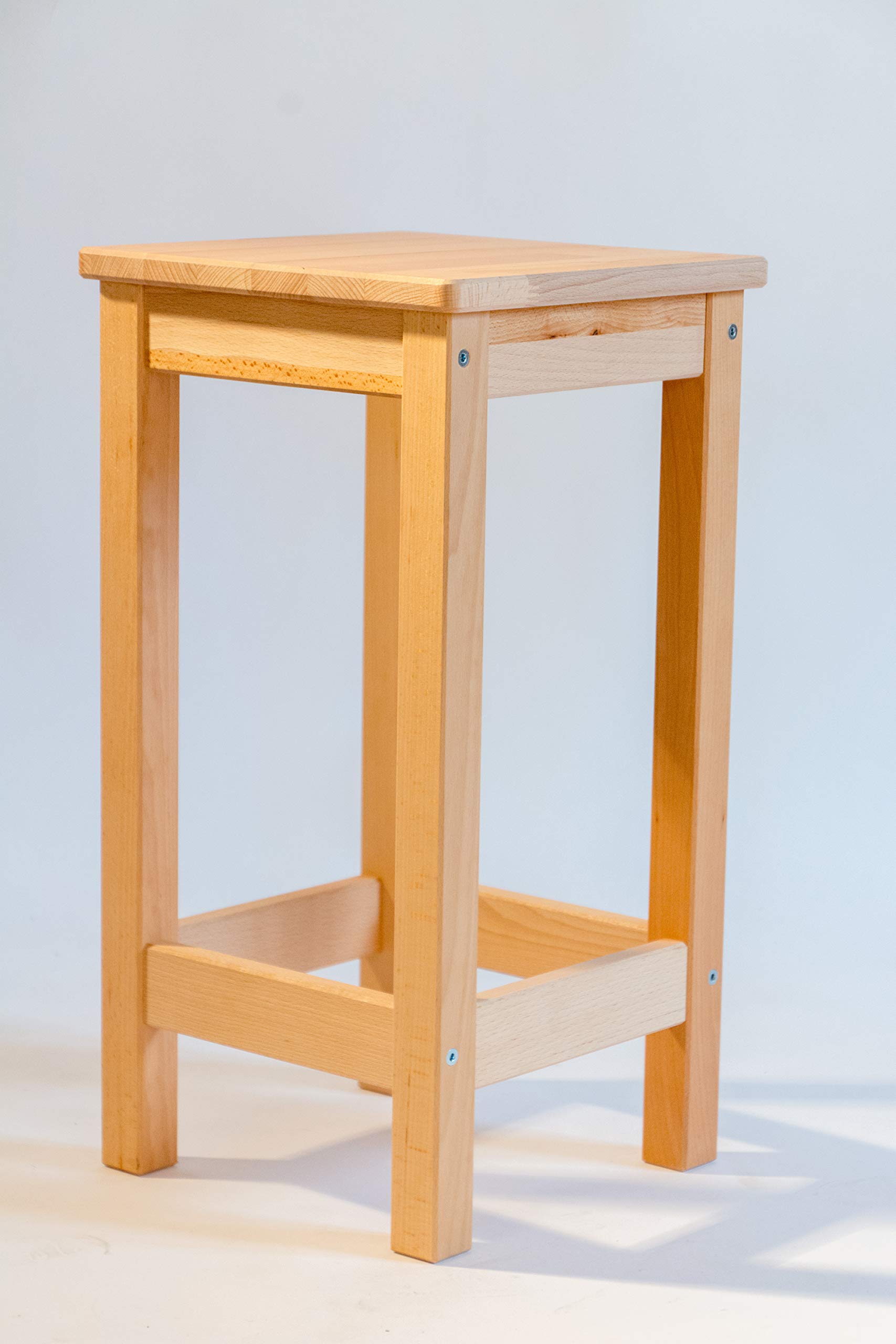 Blumenhocker Hocker Beistelltisch kernbuche massiv Holz 55 cm Küche, Haushalt & Wohnen