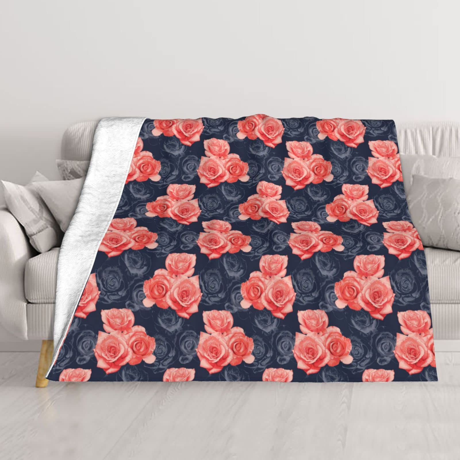 Couverture en peluche douce OUSIKA grand format pour cocooning sur canapé et escapades camping