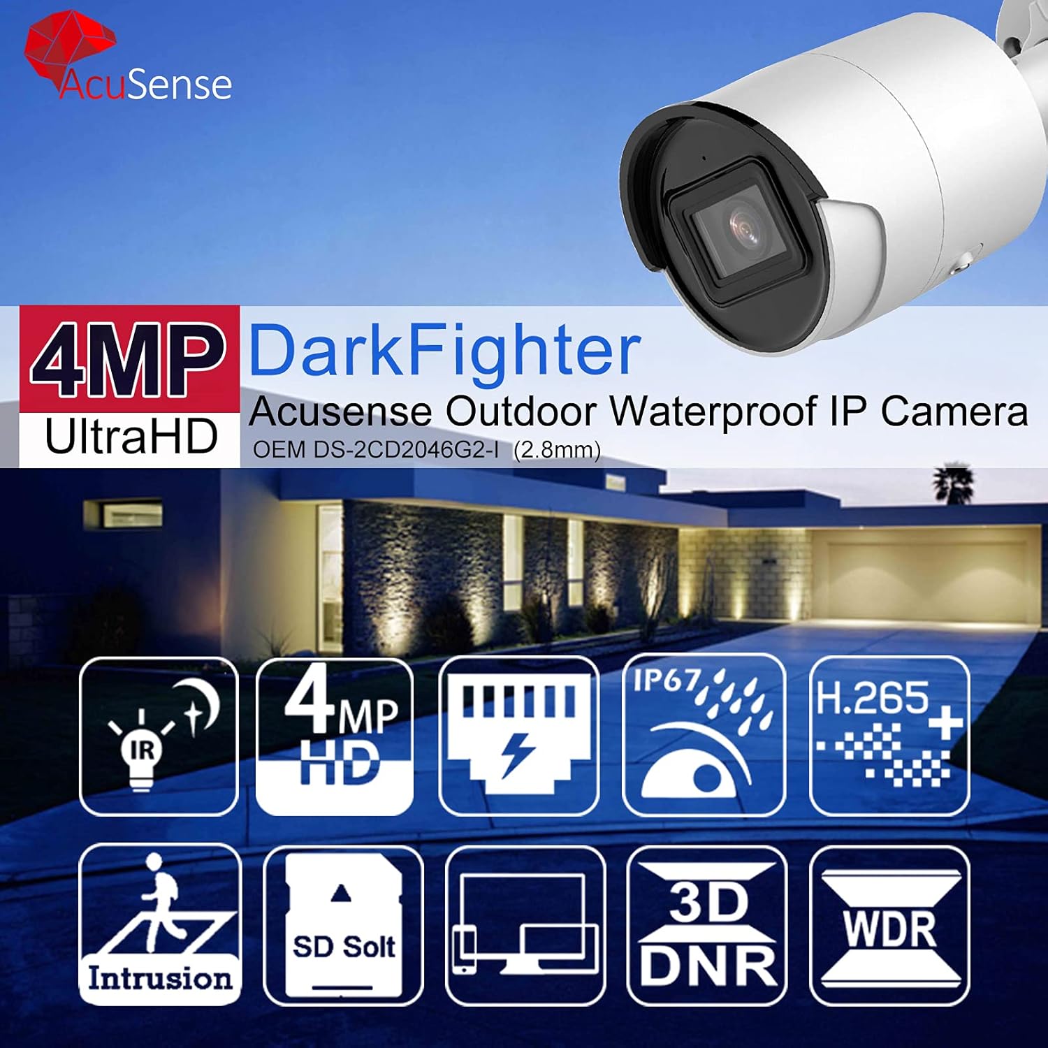 Black Friday - 60% OFF HITOSINO 4MP Acusense PoE IP Camera - OEM DS-2CD2046G2-IU 2.8mm,Outdoor Bullet Security Camera with 98ft Night Vision,H.265+,WDR,3D DNR,Bulit-in Mic,IP67,Smart Human/Vehicle Detection 70% Off Everything HITOSINO 4MP Acusense PoE IP Camera - OEM DS-2CD2046G2-IU 2.8mm,Outdoor Bullet Security Camera with 98ft Night Vision,H.265+,WDR,3D DNR,Bulit-in Mic,IP67,Smart Human/Vehicle Detection