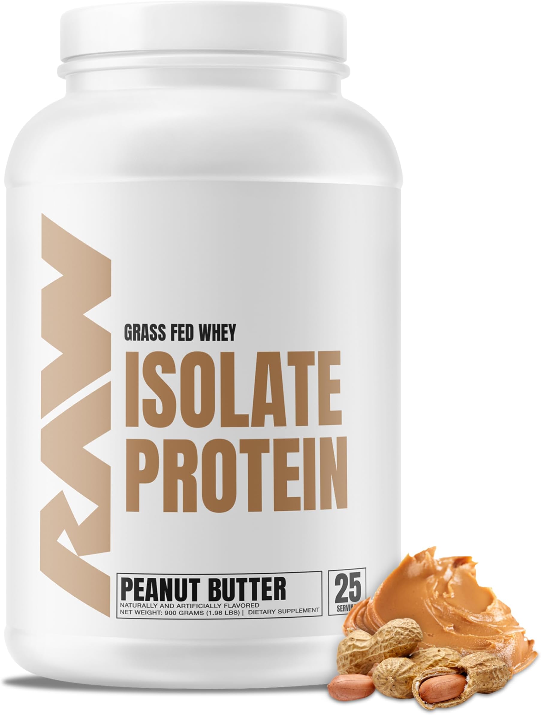 RAWNutrition Isolate Protein, Peanut Butter - 857g