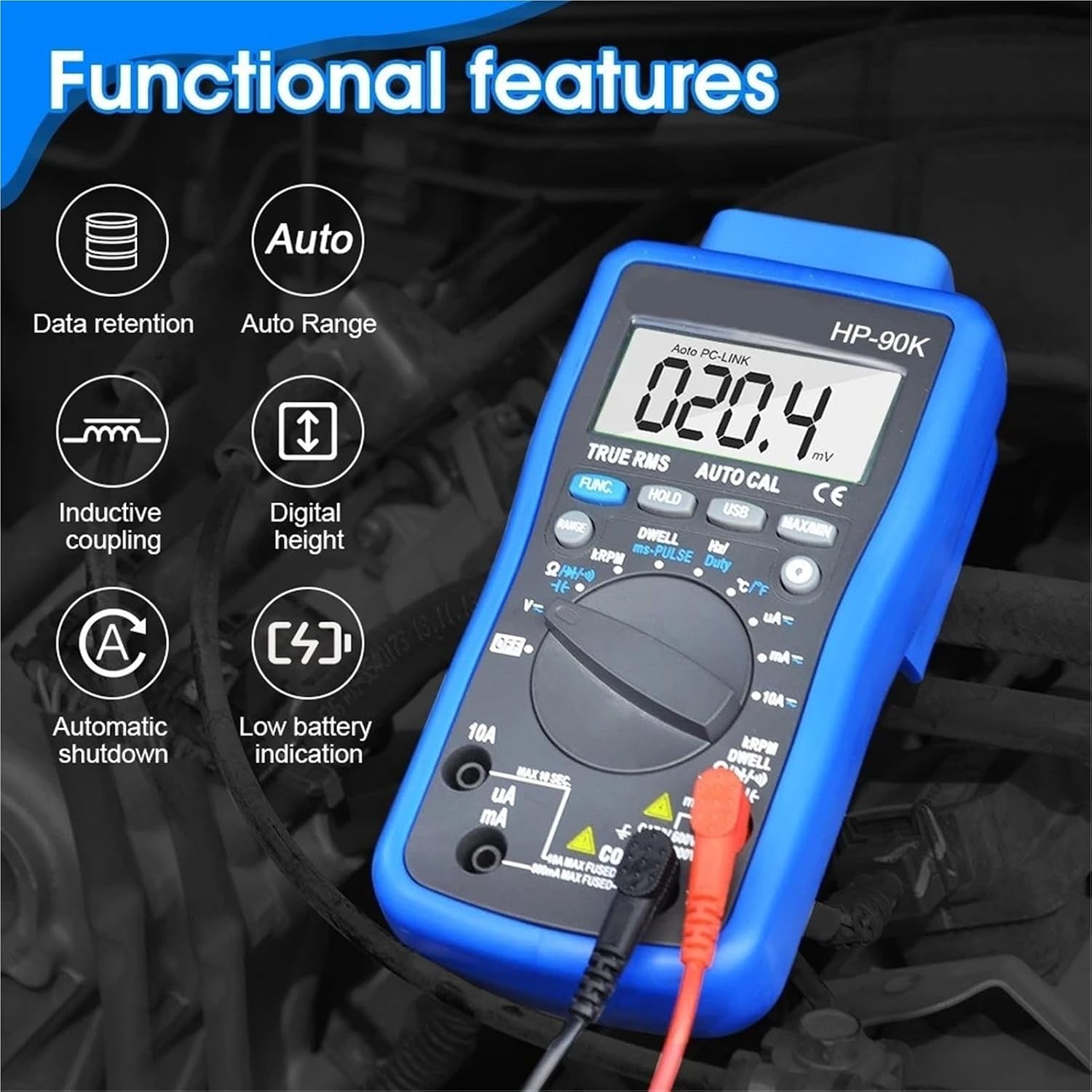 Engine Analyzer Tester HP-90K Range Car Diagnostic Tool