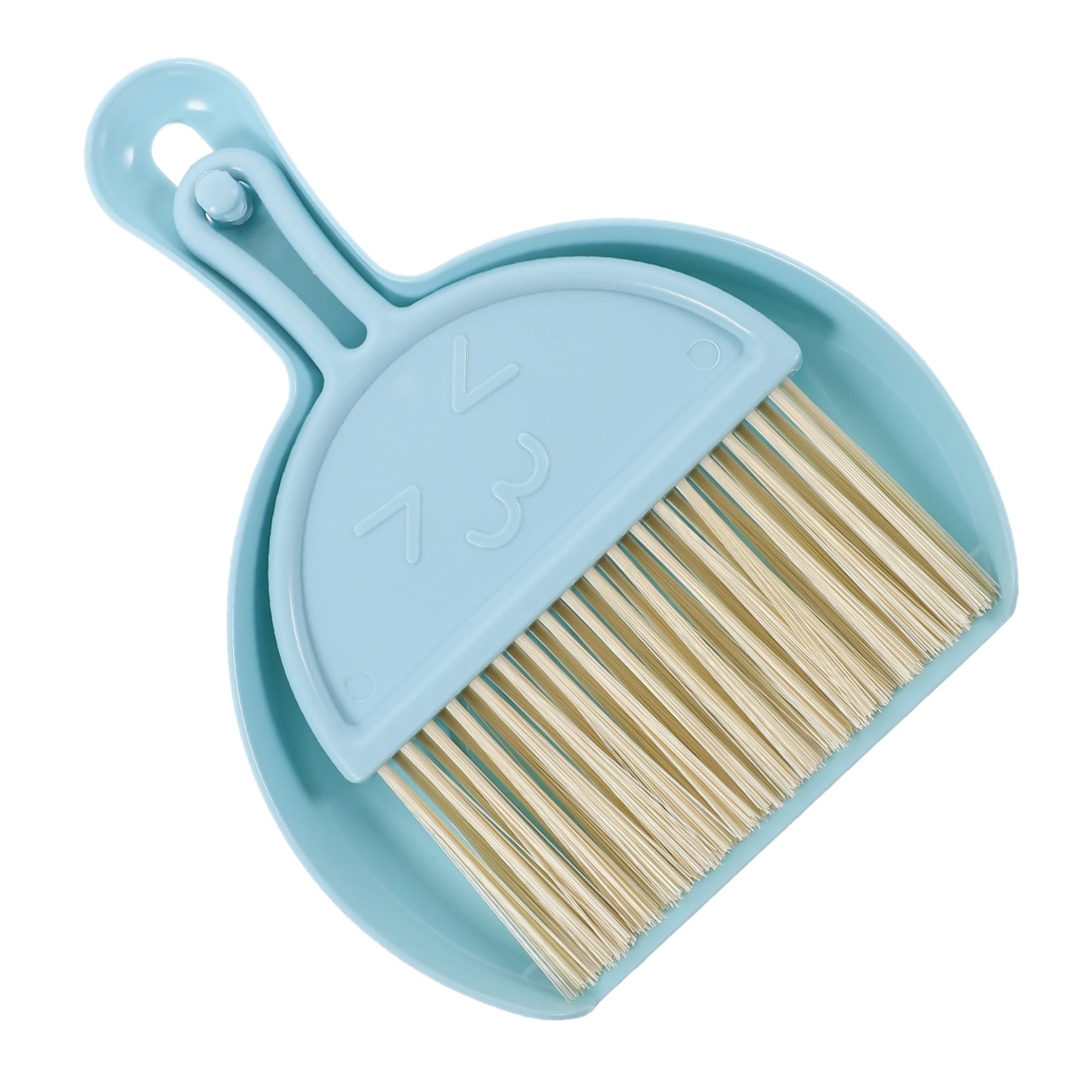 CIYODO Natural Whisk Sweeping Broom Mini Dustpan and Brush Set for Families and Friends