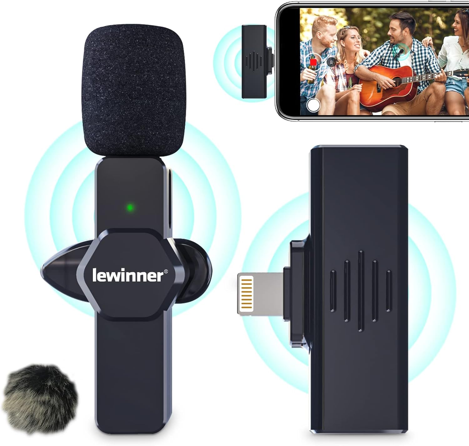 Wireless Lavalier Microphone for iPhone iPad Jamaica Ubuy