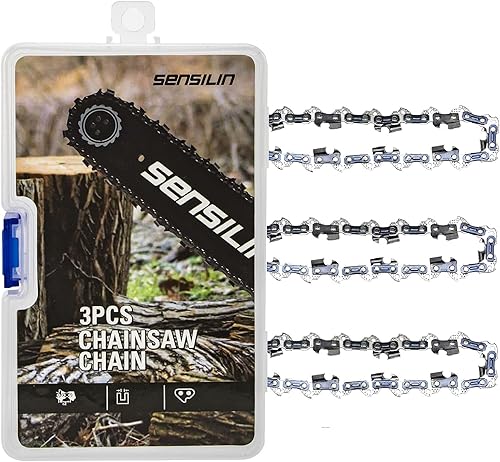 Cadena de motosierra S57 de 16 pulgadas, paso LP de 38 pulgadas, calibre 57 de 0.050 pulgadas para Oregon, Echo 91PX57CQ  91VG57CQ, Shindaiwa, Worx,