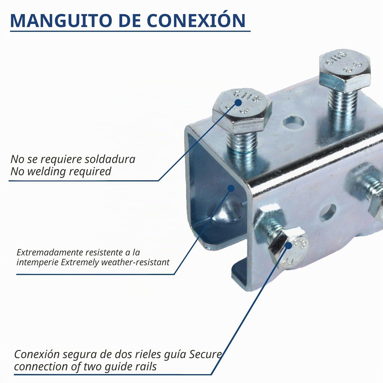 ATTAS Sistema de puerta corredera completo de 300 cm – Rieles con ruedas para puertas correderas y portones – robusto y resistente a la intemperie – Incluye carro corredera